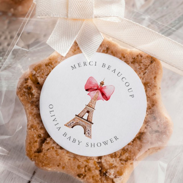 Adesivo Eiffel Tower Paris Obrigado (Criador carregado)