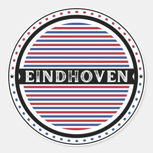 Adesivo Eindhoven City Pride Emblem – Dutch Identity (Frente)