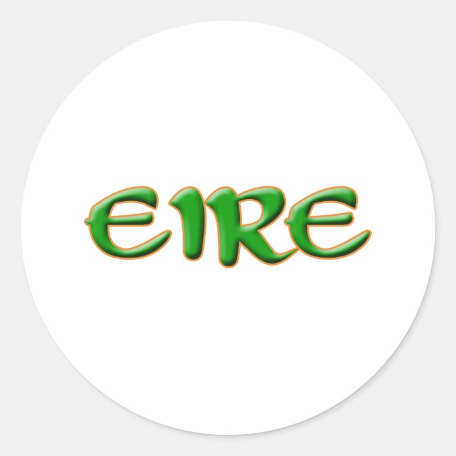 Adesivo Eire Eltic Text Sticker (Frente)