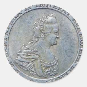 Adesivo Ekaterine II/rainha Catherine II, Rússia