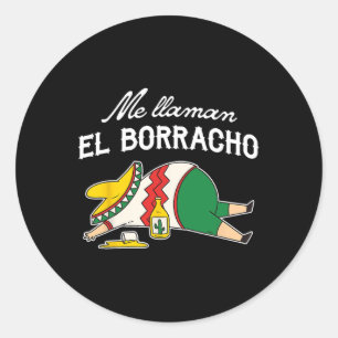 Adesivo El Borracho Tacos Bebado engraçado Humor