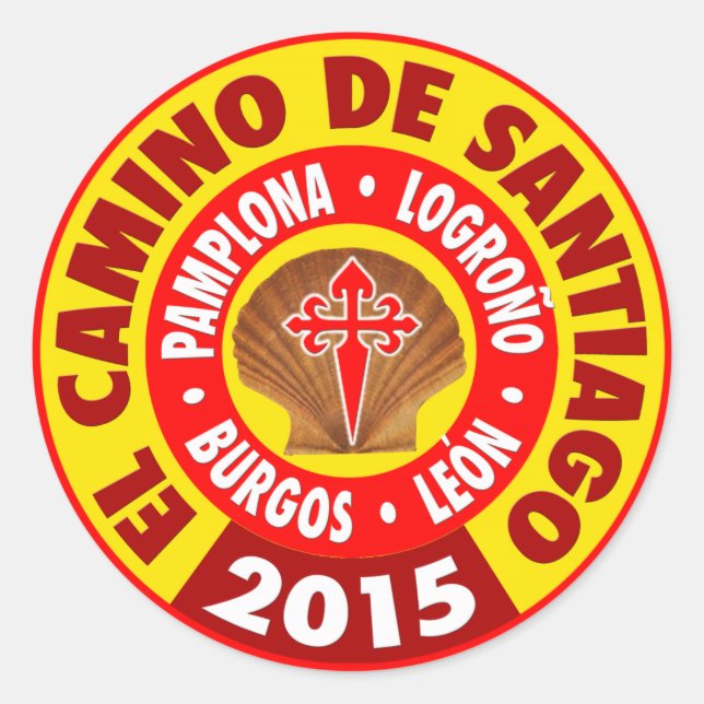 Adesivo El Camino De Santiago 2015 (Frente)