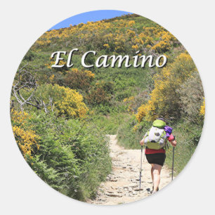 Adesivo EL Camino de Santiago de Compostela, espanha, fuga