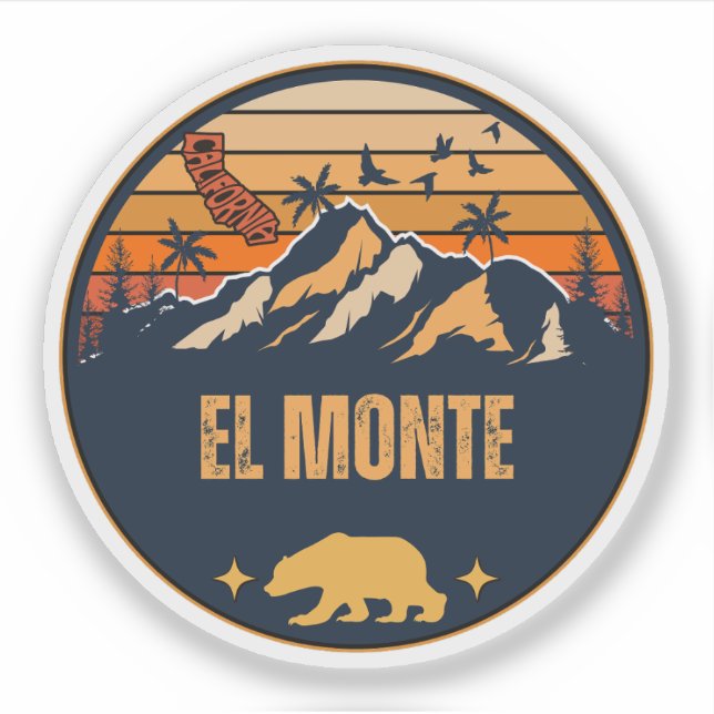 Adesivo El Monte, Califórnia (Frente)