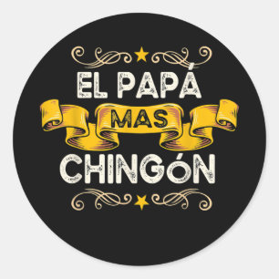 Adesivo El Papa Mas Chingon Engraçado Presente no Pai Mex
