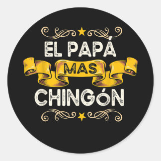 Adesivo El Papa Mas Chingon Engraçado Presente no Pai Mexi