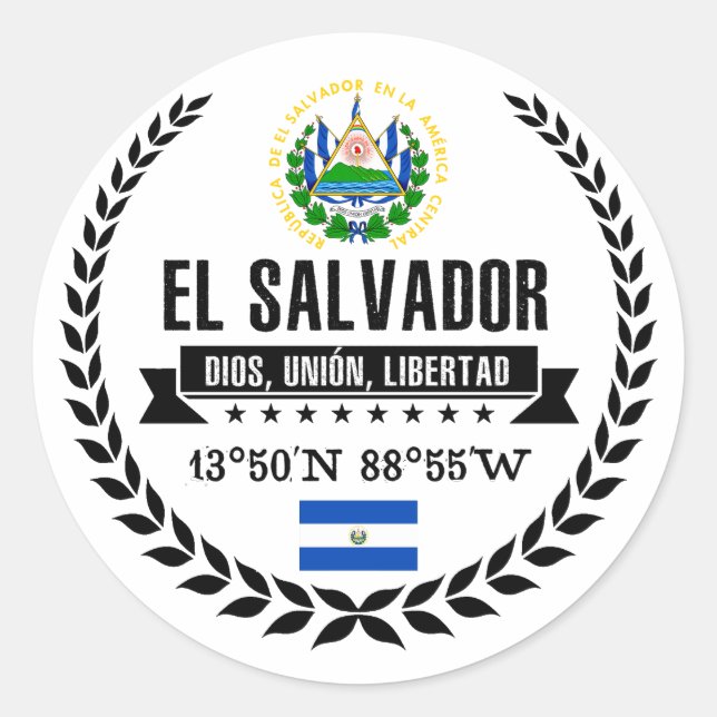 Adesivo El Salvador (Frente)