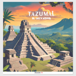 Adesivo El Salvador Viagem Vintage Retro