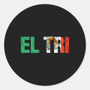 Adesivo El Tri México Fã de Futebol Camisa da Gi Bandeira