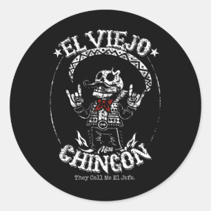 Adesivo El Viejo Mas Chingon Cinco De Mayo Mexicano