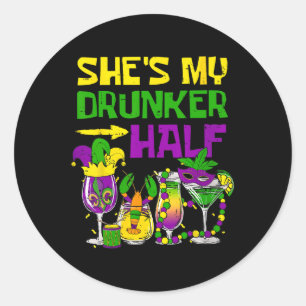 Adesivo Ela é minha Mãe de Bebendo do Mardi Gras