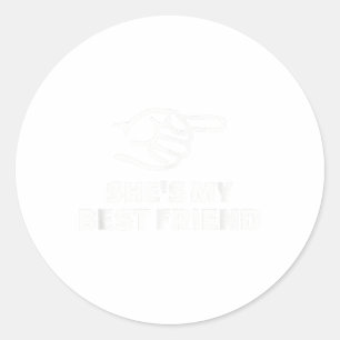 Adesivo Ela é minha melhor amiga Cópia