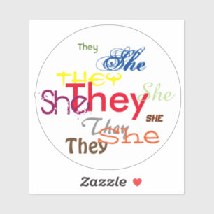 Adesivo Ela/Eles Por Toda A Vinheta