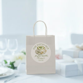 Adesivo Ela Encontrou seu Chá de Noiva Matcha Perfeito