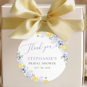 Adesivo Ela Encontrou Seu Esmagamento Limão Chás de Noiva