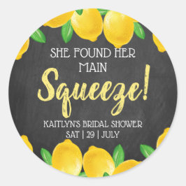 Adesivo Ela Encontrou Seu Esposo Limão Chá de Noiva