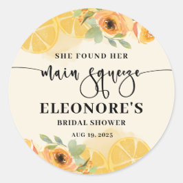 Adesivo Ela encontrou seu Selo de Envelope de Chá de panel