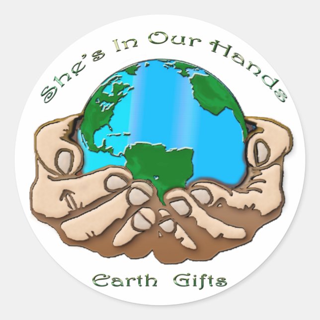 Adesivo ELA ESTÁ EM NOSSA Coleção DE MÃOS (Frente)