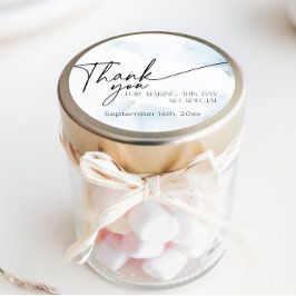 Adesivo Ela está no Coud Nove Algo Azul Bridal Obrigado