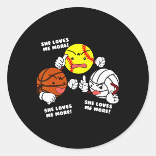 Adesivo Ela Me Ama Mais Engraçado Softll Sketll Volleyll