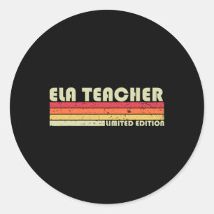 Adesivo Ela Teacher Engraçado Cargo Profissão De Aniversár