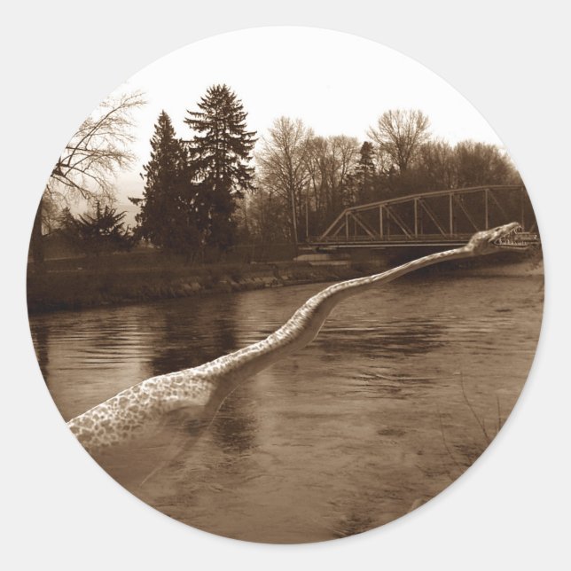 Adesivo Elasmosaurus Gifts (Frente)