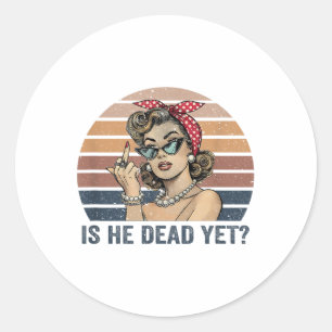Adesivo Ele Ainda É Morto De Vintage _1?