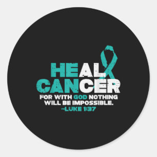 Adesivo Ele Consegue Curar O Cancer Deus Câncer de ovário 