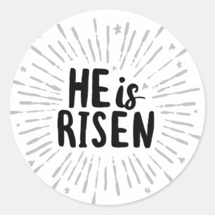 Adesivo Ele é Risen Cristo é Risen Cotação Estética C