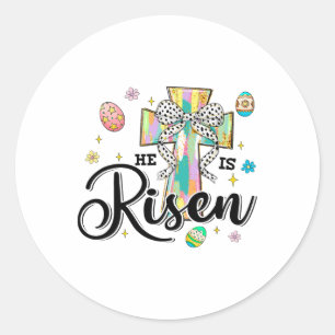Adesivo Ele É Risen Cross Coquette Arco Ovos Christian Eas
