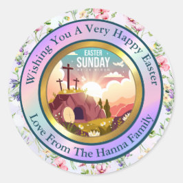 Adesivo Ele é Risen e Celebração da Ressurreição domingo