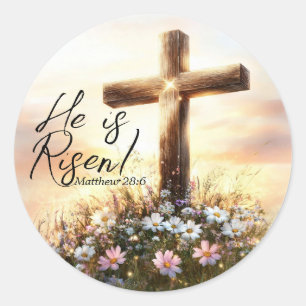 Adesivo Ele é Risen - Matthew 28:6