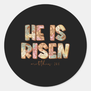 Adesivo Ele É Risen Páscoa Christian