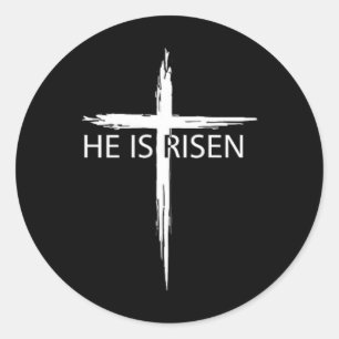 Adesivo Ele É Risen Pocket Páscoa Cristã Jesus Religiou