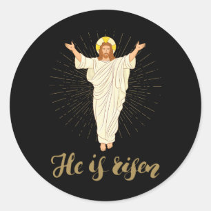 Adesivo Ele É Risen Rizzin Páscoa Jesus Fé Cristão