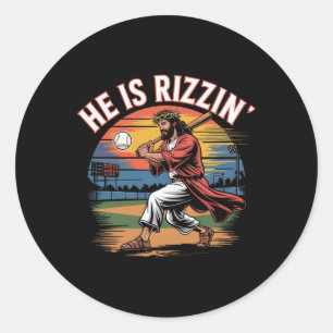 Adesivo Ele É Rizzen Páscoa Jesus Salva Camisa Ch Religios