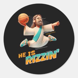 Adesivo Ele É Rizzin Páscoa Risen Jesus Christian Faith B
