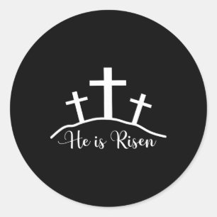 Adesivo Ele Está Riscado Cruzando Jesus Dia da Páscoa Reli
