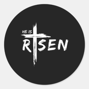 Adesivo Ele Está Riscado Cruzando Jesus Dia da Páscoa Reli
