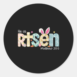 Adesivo Ele Está Risen Jesus Garotas do Felz pascoa Cristã