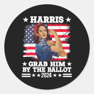 Adesivo Ele Pela Votação Kamala 2024 Funny Harris Eleição