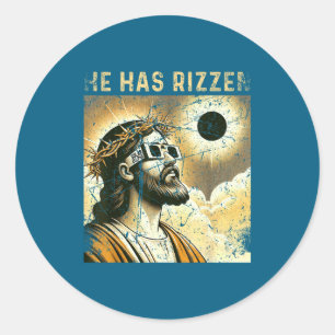 Adesivo Ele Ressuscitou Jesus Ressuscitou Cristão