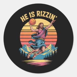 Adesivo Ele Ressuscitou Rizzin Páscoa Fé Cristã Jesus Ba