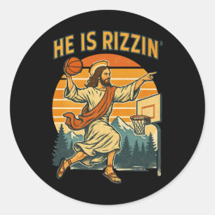 Adesivo Ele Ressuscitou Rizzin Páscoa Fé Cristã Jesus Ba