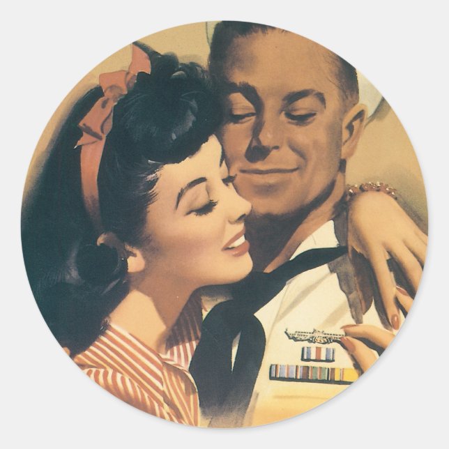 Adesivo "Ele Se Voluntariou Para O Serviço Submarino" (Frente)