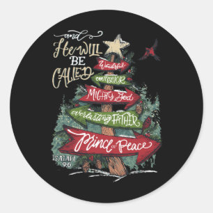 Adesivo Ele Será Chamado De Maravilhoso Conselheiro Podero