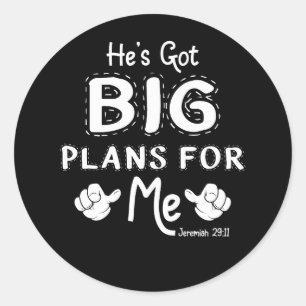 Adesivo Ele Tem Grandes Planos Para Mim Jeremiah 29 11 Bíb