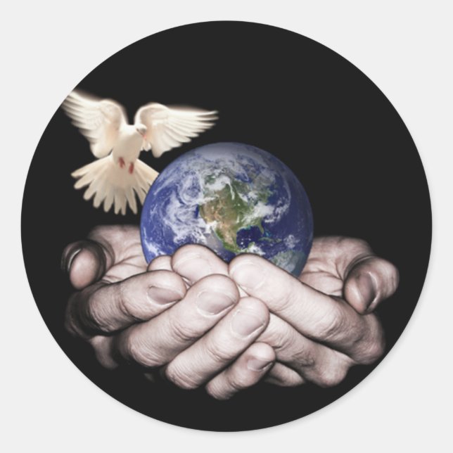 Adesivo Ele tem o mundo inteiro... (Frente)