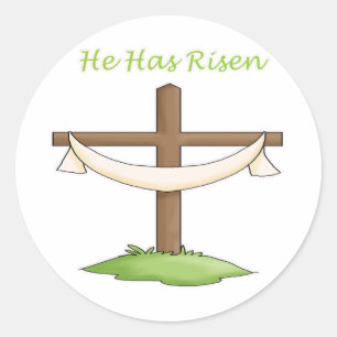 Adesivo Ele Tem Risen Cross