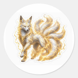 Adesivo Electric Fox Sticker